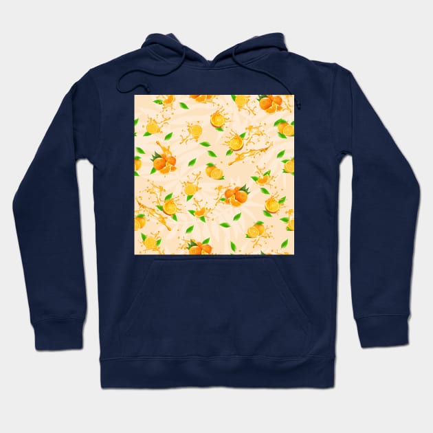 Orange fruit Hoodie by ilhnklv